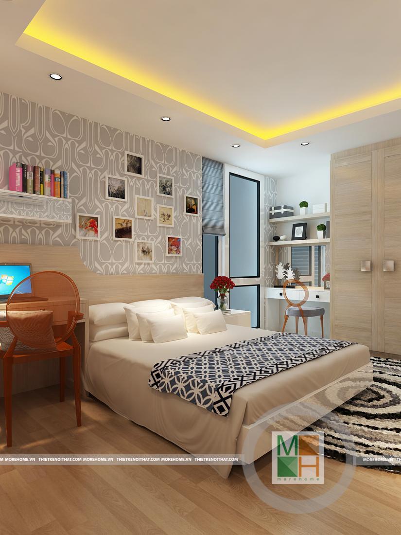 Thiết kế nội thất chung cư 2 phòng ngủ Thiết kế nội thất chung cư 2 phòng ngủ