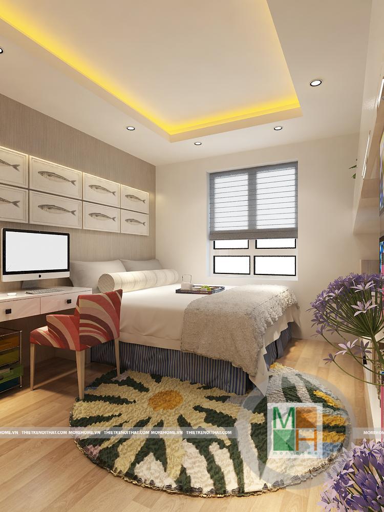Thiết kế nội thất chung cư 2 phòng ngủ Thiết kế nội thất chung cư 2 phòng ngủ
