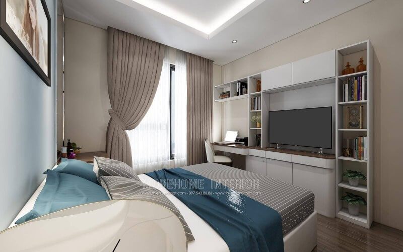 Thiết kế nội thất phòng ngủ bé trai sáng tạo và năng động