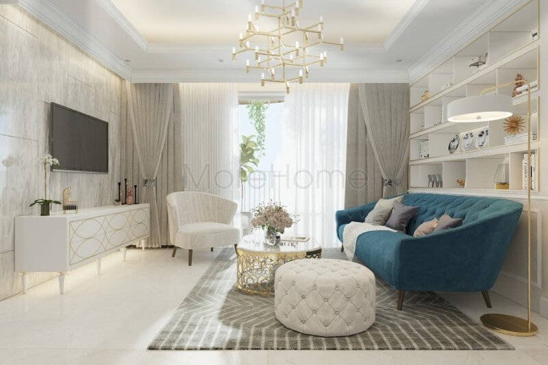 Thiết kế nội thất chung cư Vinhomes Central Park sang trọng