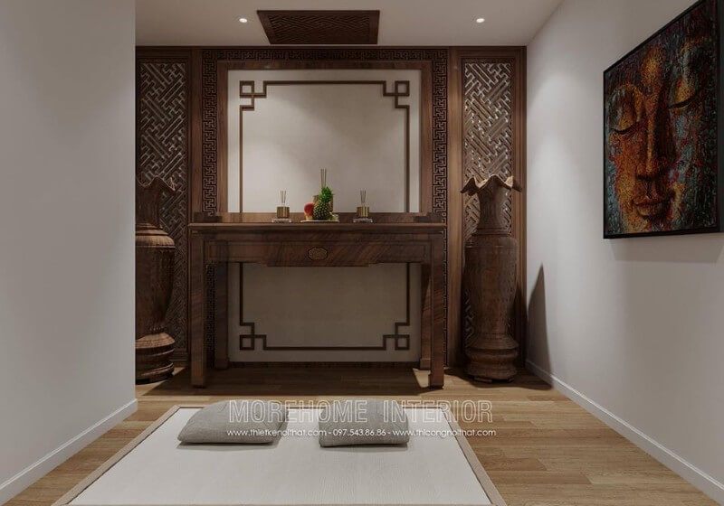 Nội thất phòng thờ chung cư cao cấp