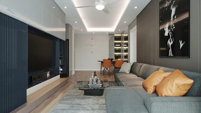 Trang trí nội thất phòng khách chung cư đẹp đầy ấn tượng